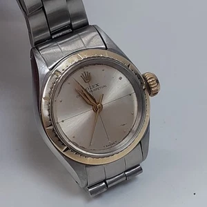 Rolex Oyster Perpetual Ladies 26 mm Zephyr Two Tone Watch 6621 Circa 1966 - Picture 1 of 11