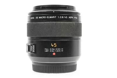 Panasonic H-ES045 Micro 4/3 Leica OG Macro Elmart 45mm f/2.8 Lens - Image 1 of 4
