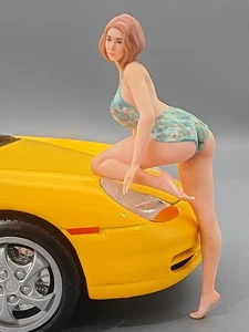 Resin Diorama 1:64 Swimsuit Girl Model Miniature Figurine Dolls Toy Scene Props - Picture 1 of 5