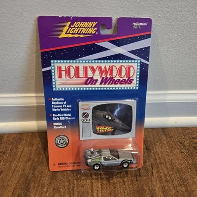 Back to the Future DeLorean figure On Wheels HOLLYWOOD Time Machine - Image 1 of 2