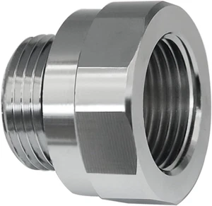 A-211 27 mm-2,0 Gewindegröße Ölablassventil Adapter, silber - Bild 1 von 12