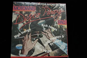MOTOWN'S DISCO PARTY LP BOX SET - MINT 12" SINGLES 4 LPS RICK JAMES 1979 MOTOWN - Foto 1 di 10