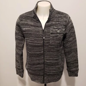 Projek Raw Vintage Sweater Jacket Size Medium Gray/Black - Picture 1 of 14
