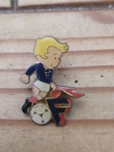 Pin's Pins Pin Sport Football Logo "FFF" Epoxie - Picture 1 of 2
