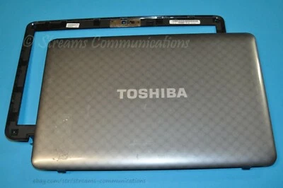 Cubierta trasera LCD TOSHIBA Satellite L755 L755-S5156 para portátil + bisel con antena WiFi Foto 1 de 4