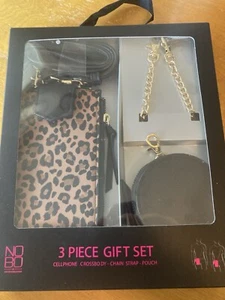 NoBo 3 Piece Gift Set Cellphone crossbody purse, chain strap and pouch - Picture 1 of 5