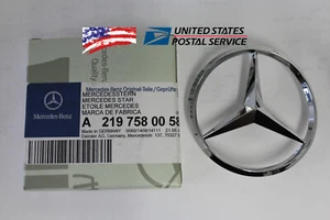 Genuine Mercedes-Benz C219 CLS Rear Boot Trunk Lid Badge Star A2197580058 NEW - Picture 1 of 2