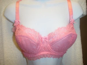 Balcón Victorias Secret Glamour Demi Underwire 34A Melocotón/Rosa Nuevo Sin Etiquetas - Imagen 1 de 5