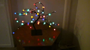 River of Goods blühende Kirschen LED Baum 18" verbunden mit 20 Fuß Kabel - Bild 1 von 22