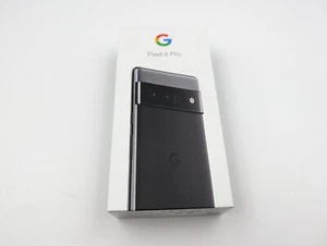 Google Pixel 6 Pro 128GB Stormy Black Schwarz OVP 5G Android Smartphone Gut 💥 - Bild 1 von 4