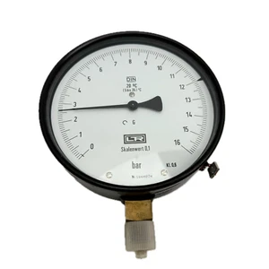 LTR Manometer 0 - 16mbar Kl. 0,6 DIN 20C Skalenwert 0,1 1664074 Druckmesser - Bild 1 von 7