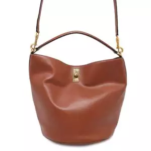 Bolso de Hombro CELINE Teen 16 Bucket Cuero Marrón 197573CR4.04LU - Imagen 1 de 15