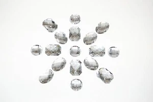 SEW-ON ACRYLIC GEMS CLEAR, FLAT BACKS, LARGE SIZES DIFFRENT SHAPES 5,10,50PCS - Picture 1 of 4
