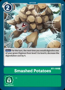 Digimon Smashed Potatoes - BT1-109 - C Near Mint - Picture 1 of 1