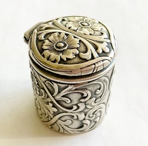 Antique Art Nouveau Sterling Unger Brothers Thimble Case - Picture 1 of 7