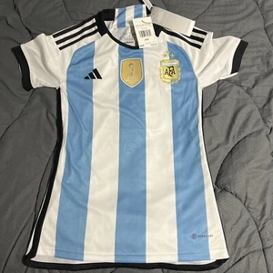 New adidas Argentina World Cup Champions Jersey Slim Fit- OFFICIAL LICENCED - Picture 1 of 7