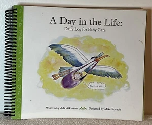Ada Atkinson: A Day In The Life/Daily Log For Baby Care Help For New Parents New - Foto 1 di 10