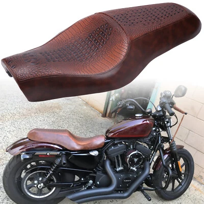 Asiento de dos asientos para conductor de motocicleta pasajero Harley Sportster XL1200 Nightster Foto 1 de 4