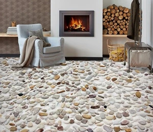 3D White Stone I5963 Floor WallPaper Murals Wall Print Decal AJ Coco 2024 - Picture 1 of 5