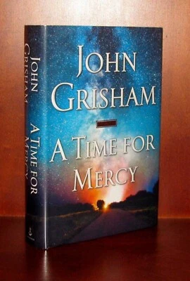 A Time for Mercy John Grisham SIGNED 1st/1st HC DJ Mylar Cover Brodart Rare - Image 1 of 4