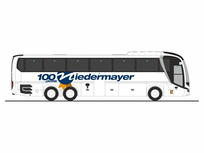 Rietze 74857 - 1/87 MAN Lion's Coach L`17 Niedermayer Passau - Nuovo - Immagine 1 di 1