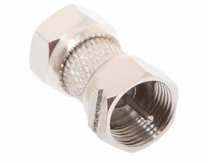 F-71 F-TYPE F Male to Male Straight Coaxial Connector Adapter For TV Antenna - Zdjęcie 1 z 4