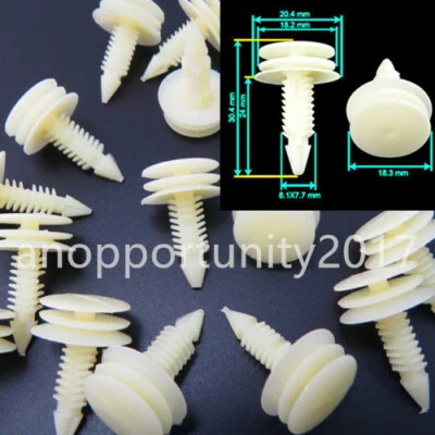 100x门装饰面板夹固定器适用于通用雪佛兰Express 1500 2500 — 第 1/3 张图片