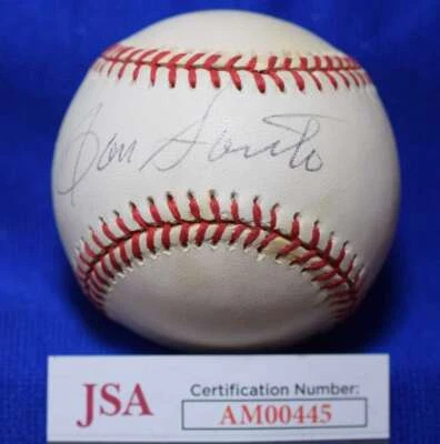 Ron Santo JSA Cert Autograph National League Signed Baseball - Image 1 of 2