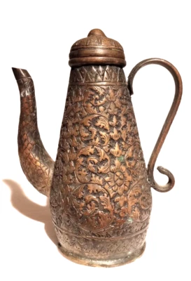 Antigua olla china de latón mecanizado - bronce Foto 1 de 4