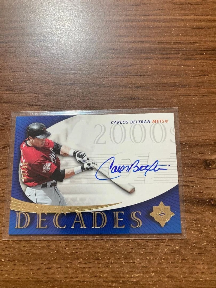 2005 ULTIMATE SIGNATURES Autograph Decades Carlos Beltran (90/99) - Image 1 of 1