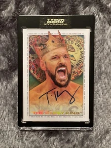 TYSON FURY X TYSON BECK - THE GYPSY KING - AUTOGRAPH - LIMITED TO 39 - Picture 1 of 2