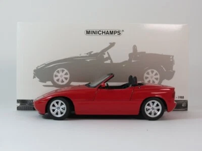 Minichamps BMW Z1 red 1988 1/18 180020105 - Immagine 1 di 4