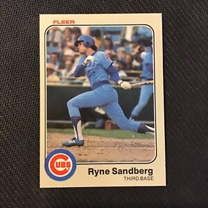 1983 Fleer #507 Ryne Sandberg Rookie (NM+)