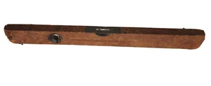 Livello Sweetheart anni 40 intatto Stanley legno ciliegio n. 0 Made U.S.A 25" vecchio strumento - Foto 1 di 12