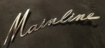 Ford Mainline 1952 guardabarros emblema Ba-16098-a fabricante de equipos originales de fábrica Foto 1 de 4