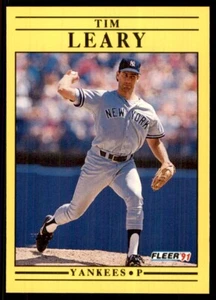 1991 Fleer Tim Leary New York Yankees #670 - Picture 1 of 2