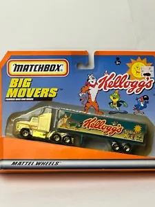 Matchbox Big Movers 1:87 Scale Ford Semi Truck & Trailer, Kellogg's - Picture 1 of 14