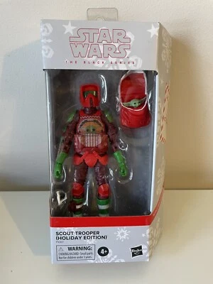 星球大战:黑色系列童子军格罗古(假日版)人偶密封 — 第 1/4 张图片