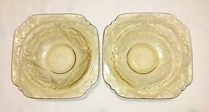 Federal Glass Madrid Pattern Depression Glass 5" Dessert Bowl 1930's - Picture 1 of 6
