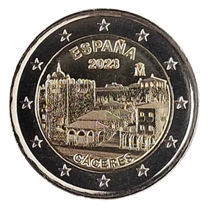 2 Euro Münze Spanien 2023 Caceres Gedenkmünze Sondermünze - Bild 1 von 1