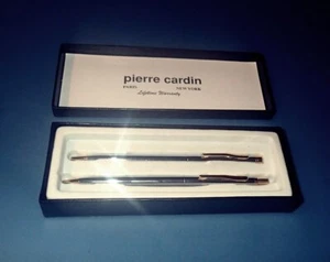 Pierre Cardin Pen & Mechanical Pencil Set Gift Beautiful Silver New - Picture 1 of 1