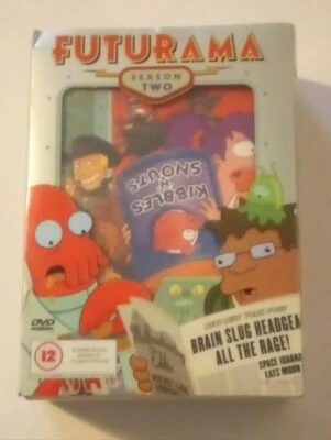 Futurama Season 2 DVD set, 4 Disc box set, Cert PG and 12, Region 2 - Image 1 of 4