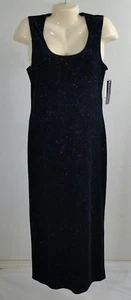 Connected Apparel Women's Dress Sz 12 Scoop Neck Sleeveless Maxi Long H - Picture 1 of 7