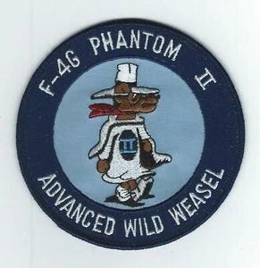 80's F-4G PHANTOM II ADVANCED WILD WEASEL patch - Picture 1 of 1