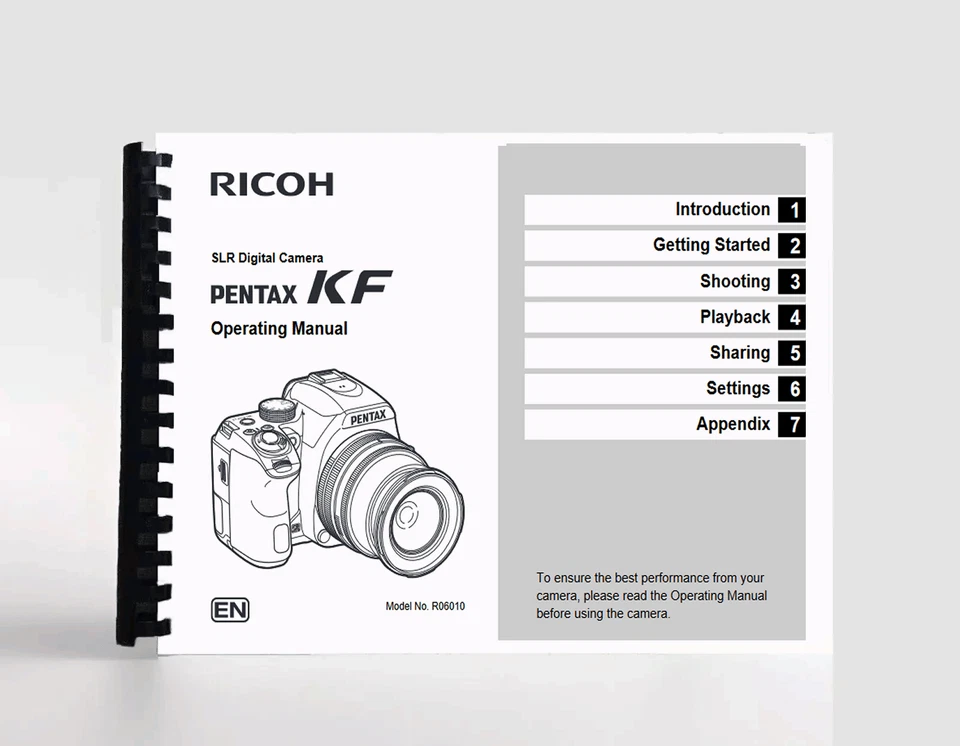 Manual del propietario para cámara Ricoh Pentax KF Foto 1 de 1