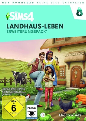 Die Sims 4 - Landhaus-Leben (PC-MAC 2021 Nur EA APP Key Download Code) Keine DVD - Bild 1 von 4