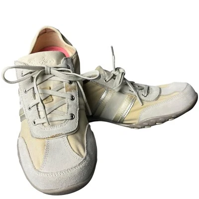 Zapatillas Deportivas Skechers Talla 9.5 Breathe Easy Beige Blanco Cuero Deportivas Foto 1 de 4