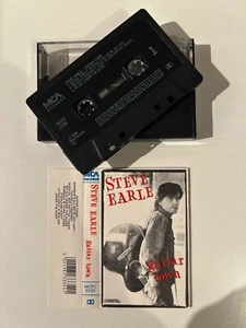 STEVE EARLE - GUITAR TOWN (UK CASSETTE TAPE) - Picture 1 of 5