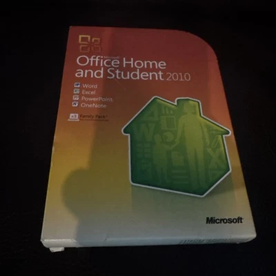 Microsoft Office Home & Student 2010 for 3 PCs Family Pack Windows 7 box - Image 1 of 2