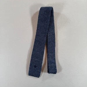 Pierre Cardin Wool Knit Tie Men's Blue Designer Textured Necktie - Picture 1 of 4